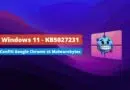 Windows 11 - KB5027231 - Conflit Google Chrome et Malwarebytes