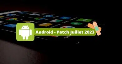 Android - Patch Juillet 2023