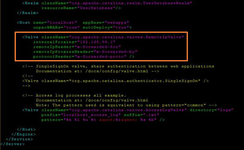Apache Guacamole - Tomcat9 - IP origine