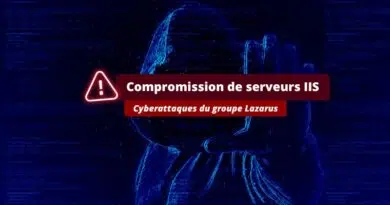 Compromission de serveurs IIS groupe Lazarus