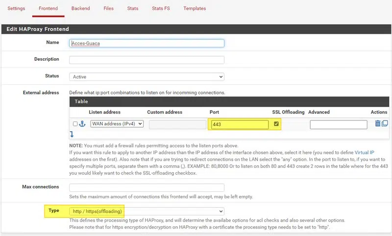Firewall pfSense - Reverse Proxy - Apache Guacamole - 1