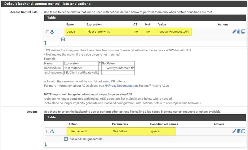 Firewall pfSense - Reverse Proxy - Apache Guacamole - 2