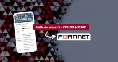Fortinet - Faille de sécurité - CVE-2023-33308