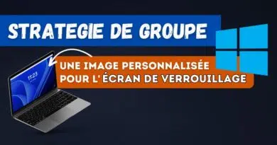 GPO image écran verrouillage windows