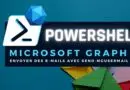 PowerShell envoyer e-mail Microsoft Graph API