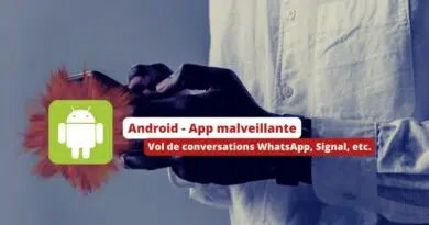 Android Vol de conversations WhatsApp Signal Telegram
