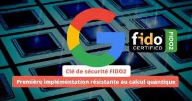 Clé de sécurité FIDO2 informatique quantique
