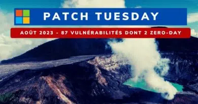 Microsoft Patch Tuesday Août 2023