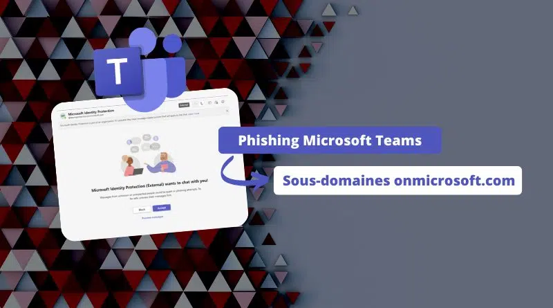 Phishing Microsoft Teams Sous-domaines onmicrosoft.com