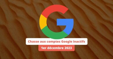 Suppression compte google inactif décembre 2023