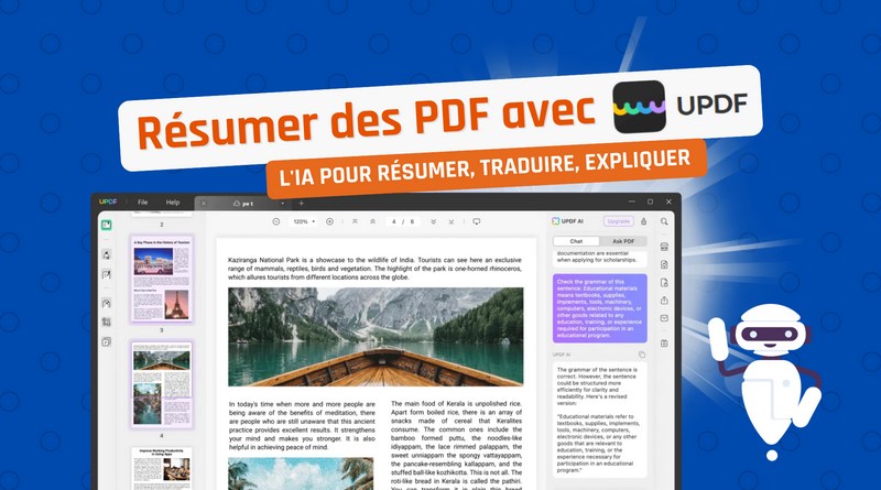 Comment r sumer un PDF gr ce - UPDF IA Resumer Un PDF Facilement 