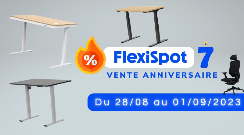 Vente anniversaire FlexiSpot 2023
