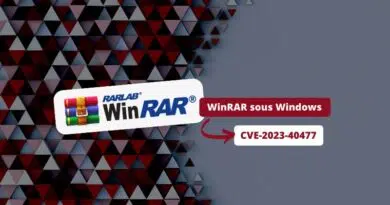WinRAR sous Windows - CVE-2023-40477