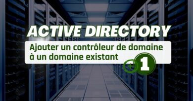 Active Directory - Ajouter un contrôleur de domaine à un domaine existant