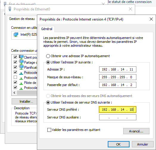 Ajouter un DC à un domaine ADDS existant - DNS