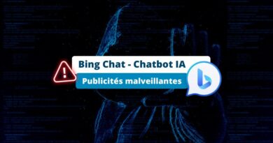Bing Chat - Chatbot IA Publicités malveillantes