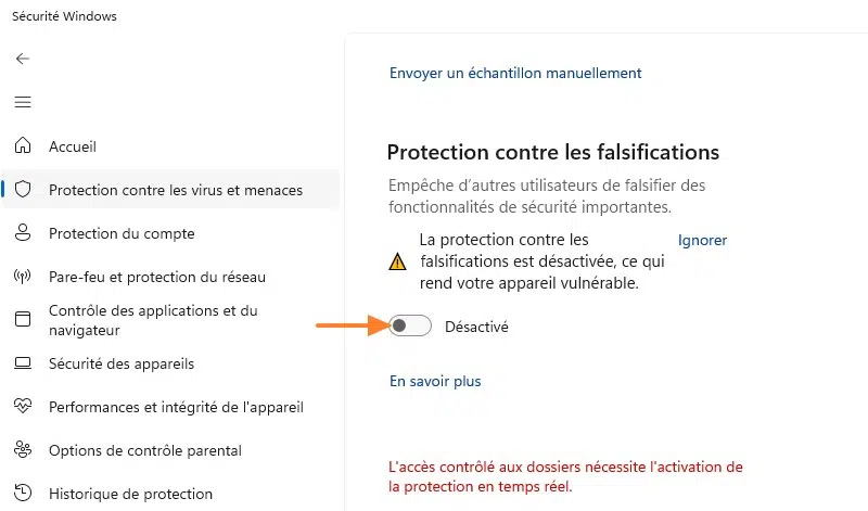 Désactiver Windows Defender sur Windows 11 (permanent) - 1