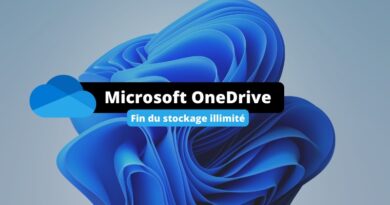 Fin du stockage illimité Microsoft OneDrive