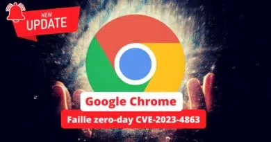 Google Chrome - Faille zero-day CVE-2023-4863