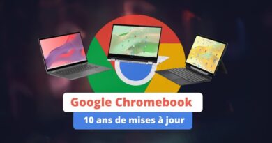 Google Chromebook 10 ans de mises à jour