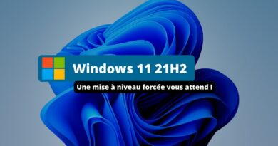 Mise à niveau obligatoire pour Windows 11 21H2