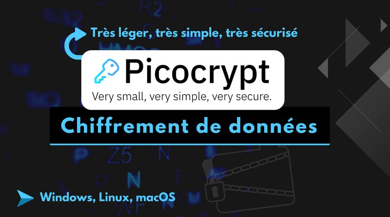 Picocrypt logiciel de chiffrement open source