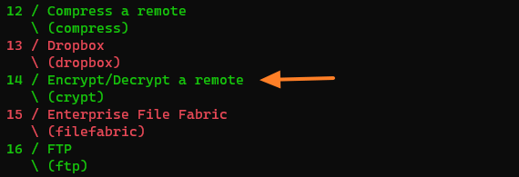 Rclone crypt