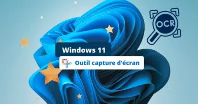Windows 11 Outil capture d’écran OCR