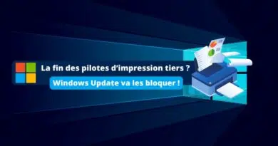 Windows Update va bloquer les pilotes impression tiers sous Windows