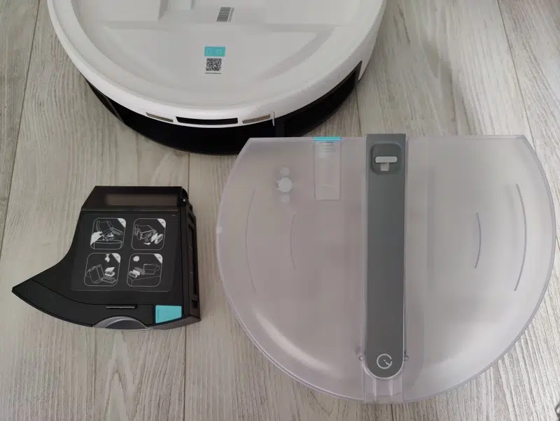 Yeedi Cube - Réservoirs eau et poussières