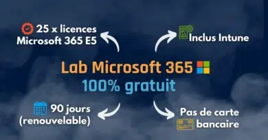 créer un lab microsoft 365 gratuit avec intune inclus
