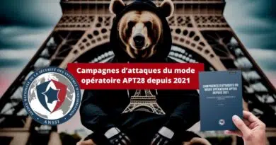 ANSSI APT28 Rapport sécurité