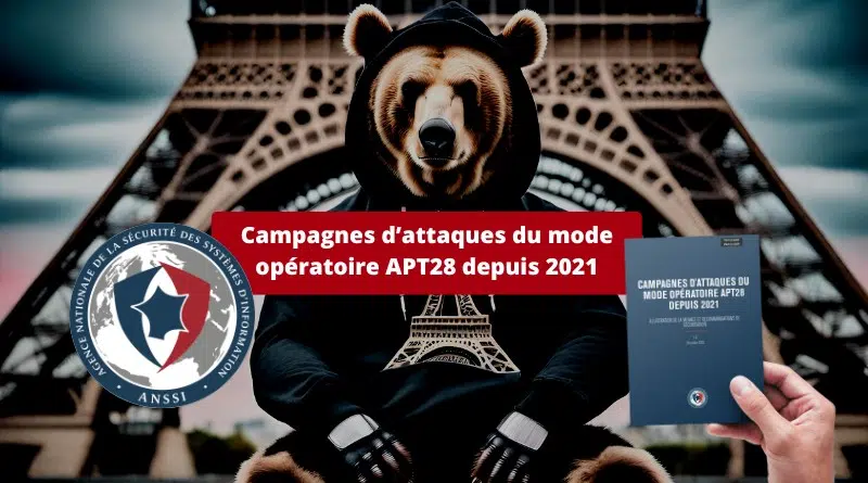 ANSSI APT28 Rapport sécurité