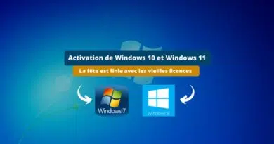 Activation de Windows 10 et Windows 11 avec licence Windows 7 windows 8