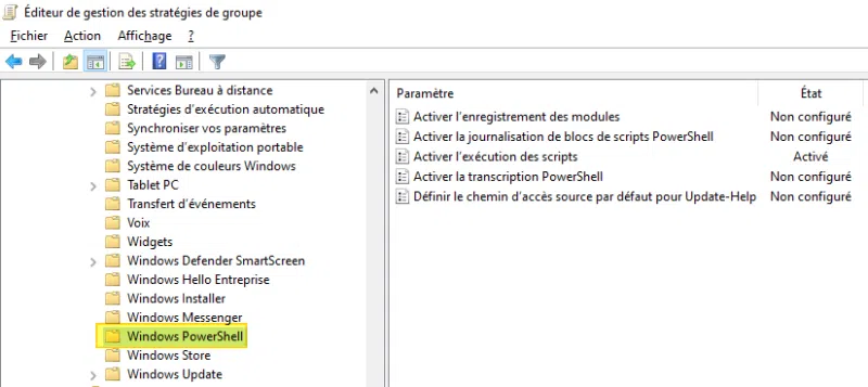 Configurer PowerShell 7 par GPO - 2