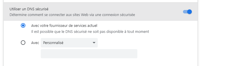 DNS sécurisé DoH et fichier hosts