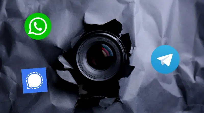 France accès conversations WhatsApp Signal Telegram