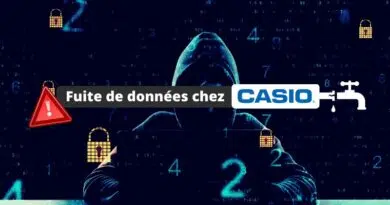 Fuite de données Casio Octobre 2023