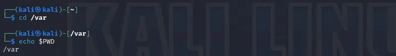 Linux - Variable PWD - Exemple 1