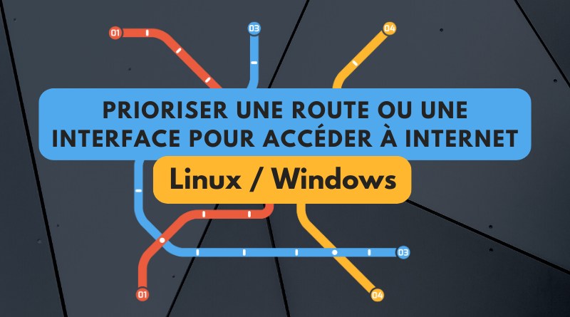 Linux Windows Prioriser une route ou une interface pour accéder à Internet