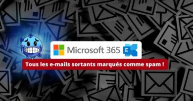Microsoft 365 Exchange Online octobre 2023 e-mails sortants spams