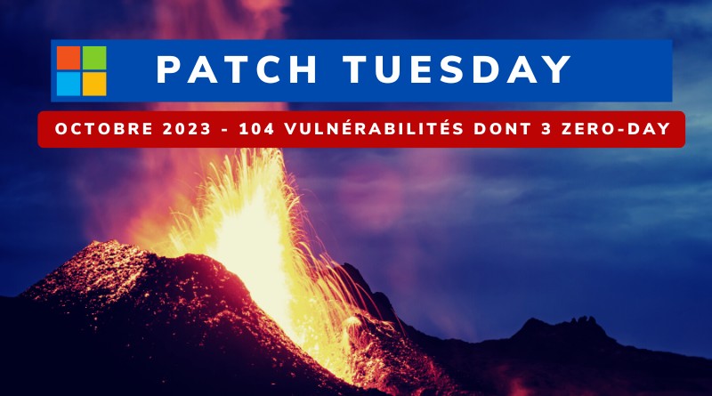 Microsoft Patch Tuesday Octobre 2023