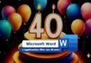 Microsoft Word 40 ans