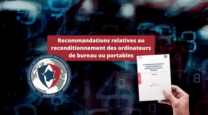 Recommandations relatives au reconditionnement des ordinateurs de bureau ou portables