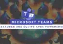 Restaurer une équipe Teams avec PowerShell