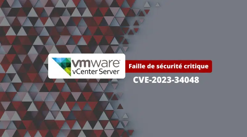 VMware vCenter Server CVE-2023-34048