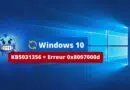 Windows 10 KB5031356 error 8007000d octobre 2023
