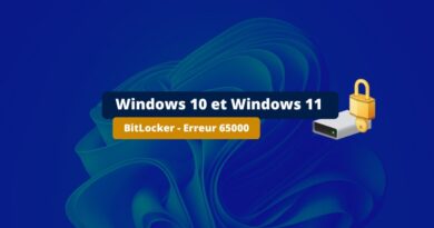 Windows 10 et Windows 11 BitLocker - Erreur 65000