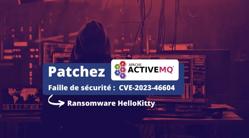 Apache ActiveMQ CVE-2023-46604 ransomware HelloKitty