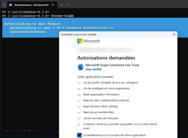 Audit Microsoft 365 - ScubaGear - Authentification